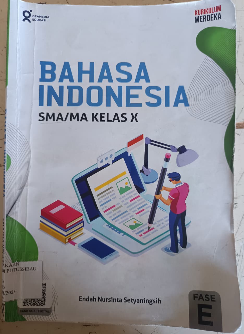 Sampul Buku Bahasa Indonesia (X)