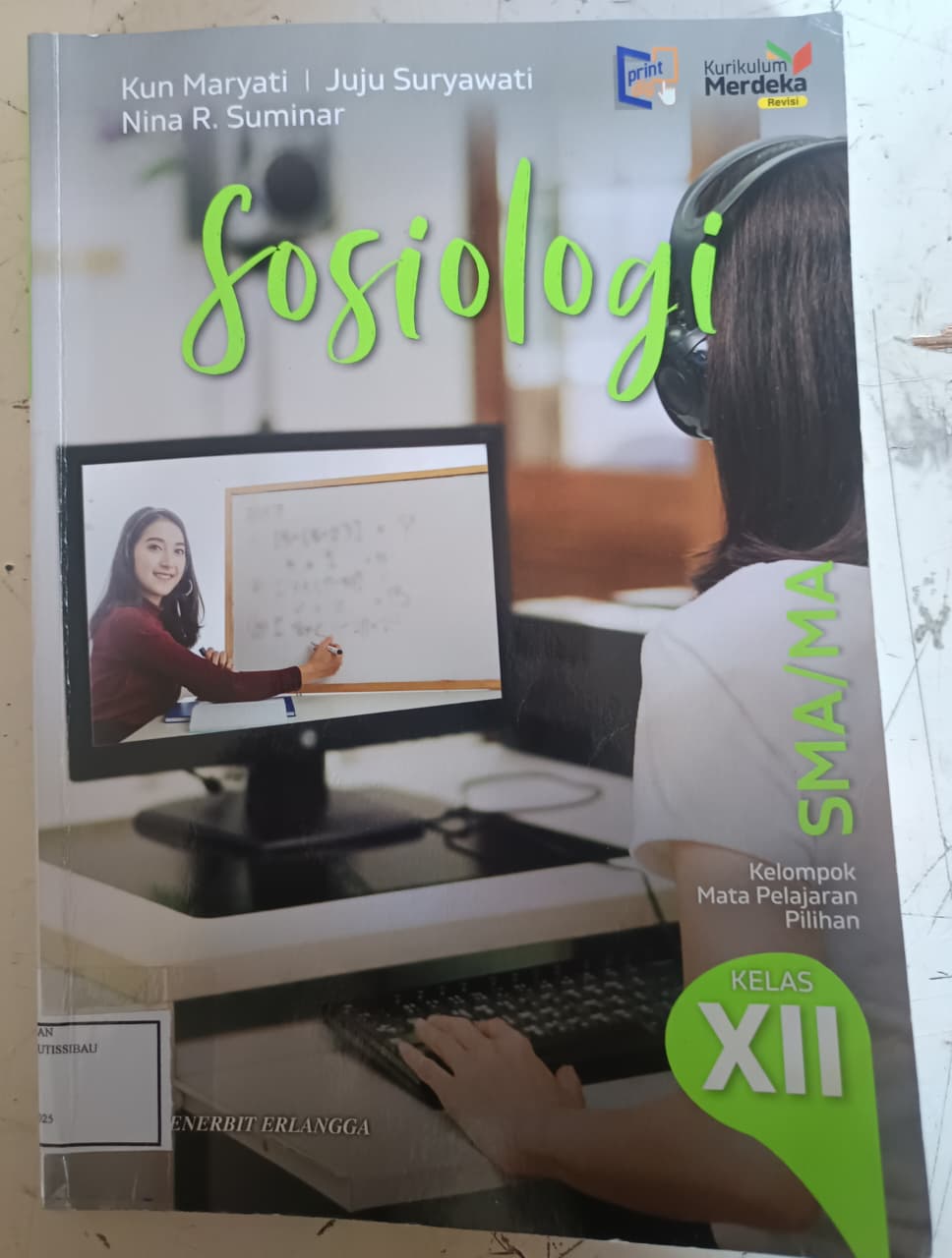 Sampul Buku Sosiologi (Xll)